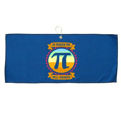 Pie Makes Me Well Rounded Pie Day 3.14 Large Microfiber Waffle Golf Towel