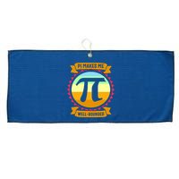 Pie Makes Me Well Rounded Pie Day 3.14 Large Microfiber Waffle Golf Towel