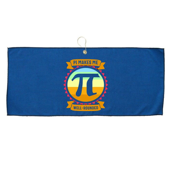 Pie Makes Me Well Rounded Pie Day 3.14 Large Microfiber Waffle Golf Towel