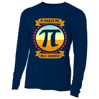 Pie Makes Me Well Rounded Pie Day 3.14 Cooling Performance Long Sleeve Crew