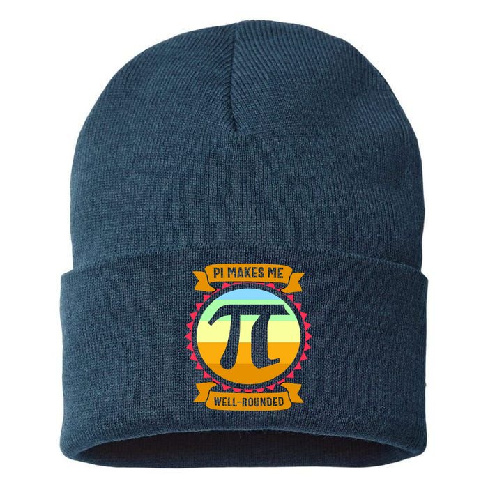 Pie Makes Me Well Rounded Pie Day 3.14 Sustainable Knit Beanie