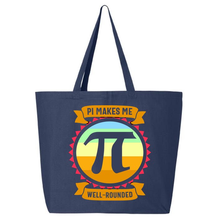 Pie Makes Me Well Rounded Pie Day 3.14 25L Jumbo Tote