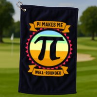 Pie Makes Me Well Rounded Pie Day 3.14 Golf Towel