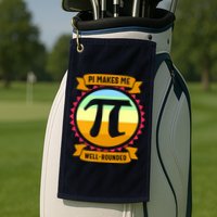Pie Makes Me Well Rounded Pie Day 3.14 Golf Towel