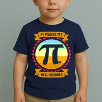 Pie Makes Me Well Rounded Pie Day 3.14 Toddler T-Shirt