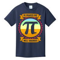 Pie Makes Me Well Rounded Pie Day 3.14 Kids T-Shirt