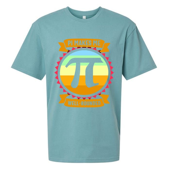 Pie Makes Me Well Rounded Pie Day 3.14 Sueded Cloud Jersey T-Shirt