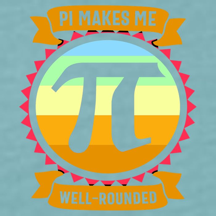 Pie Makes Me Well Rounded Pie Day 3.14 Sueded Cloud Jersey T-Shirt