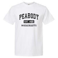 Peabody Massachusetts Ma Vintage Established Sports Design Garment-Dyed Heavyweight T-Shirt