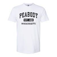 Peabody Massachusetts Ma Vintage Established Sports Design Softstyle CVC T-Shirt