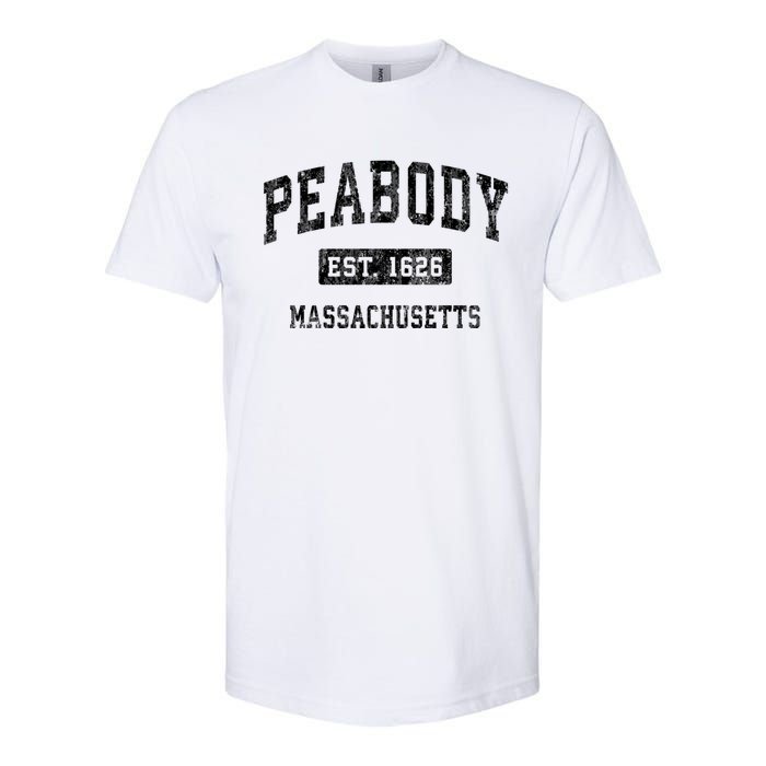 Peabody Massachusetts Ma Vintage Established Sports Design Softstyle CVC T-Shirt