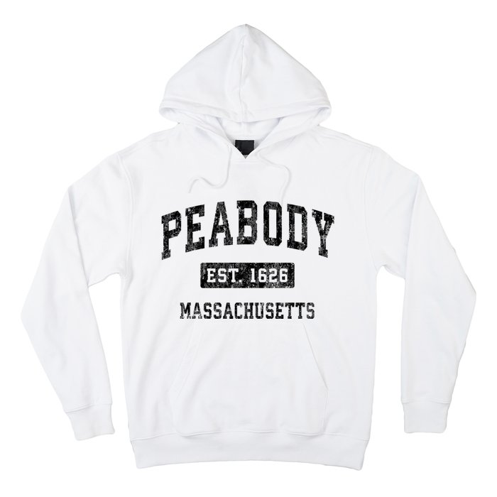 Peabody Massachusetts Ma Vintage Established Sports Design Hoodie