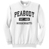 Peabody Massachusetts Ma Vintage Established Sports Design Sweatshirt