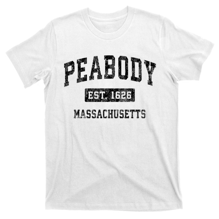 Peabody Massachusetts Ma Vintage Established Sports Design T-Shirt