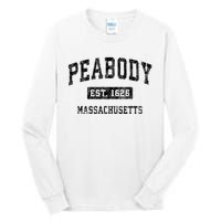 Peabody Massachusetts Ma Vintage Established Sports Design Tall Long Sleeve T-Shirt