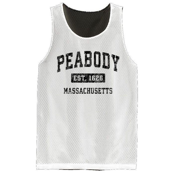 Peabody Massachusetts Ma Vintage Established Sports Design Mesh Reversible Basketball Jersey Tank