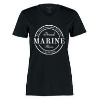 Proud Marine Mom Great Gift Women's Momentum V-Neck T-Shirt