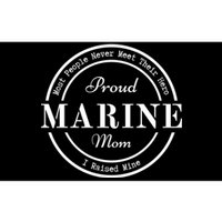 Proud Marine Mom Great Gift Bumper Sticker