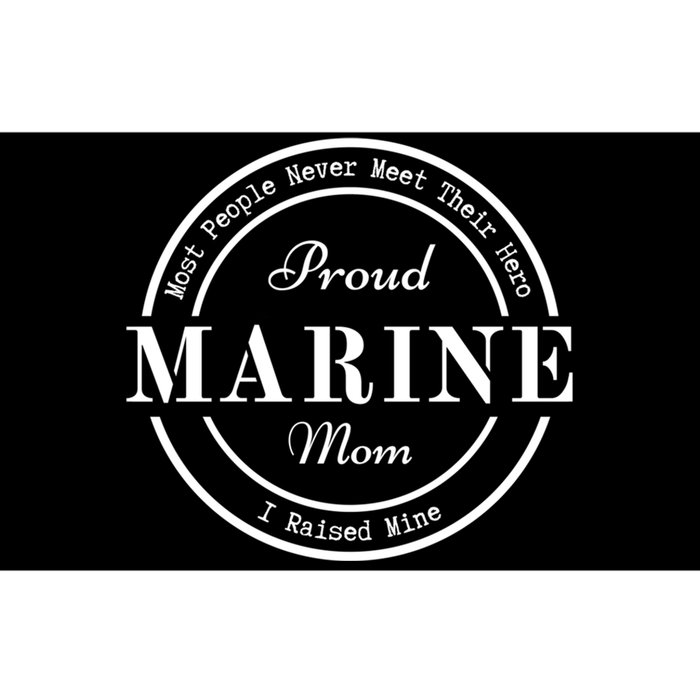 Proud Marine Mom Great Gift Bumper Sticker