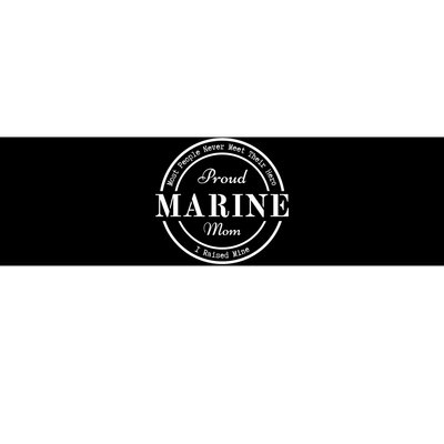 Proud Marine Mom Great Gift Bumper Sticker