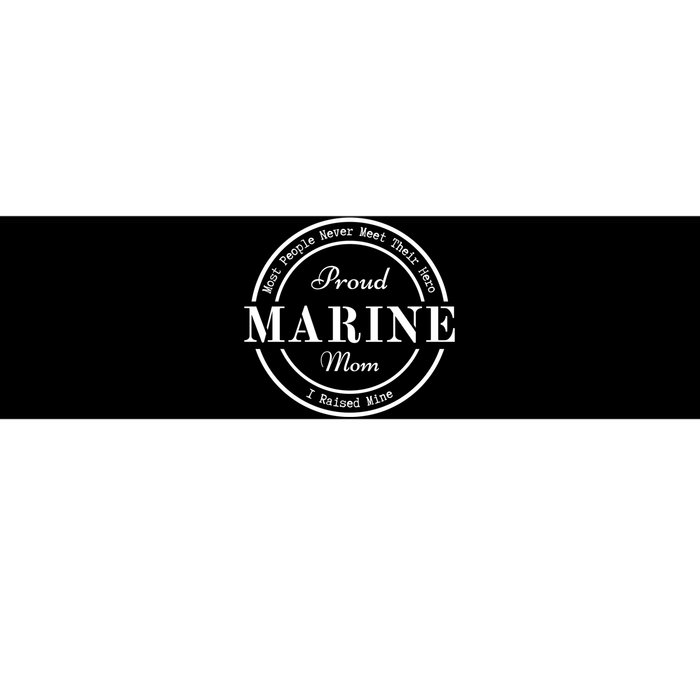 Proud Marine Mom Great Gift Bumper Sticker