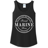 Proud Marine Mom Great Gift Ladies Essential Tank