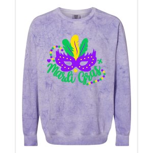 Princess Masquerade Mask Mardi Gras Cute Gift Colorblast Crewneck Sweatshirt