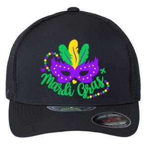 Princess Masquerade Mask Mardi Gras Cute Gift Flexfit Unipanel Trucker Cap