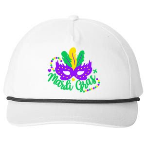 Princess Masquerade Mask Mardi Gras Cute Gift Snapback Five-Panel Rope Hat