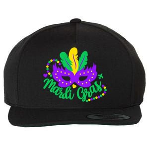 Princess Masquerade Mask Mardi Gras Cute Gift Wool Snapback Cap