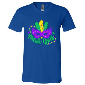 Princess Masquerade Mask Mardi Gras Cute Gift V-Neck T-Shirt