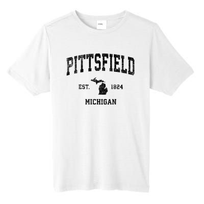 Pittsfield Michigan Mi Vintage Established Athletic Sports Design Tall Fusion ChromaSoft Performance T-Shirt