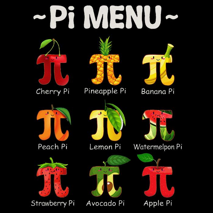 Pie Menu Math Teacher PI Symbol Funny Pi Day Pi 3 Daily Commute Backpack