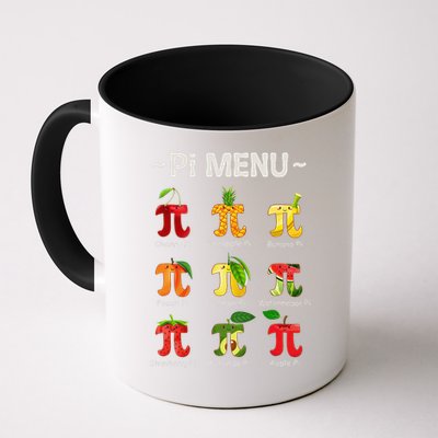 Pie Menu Math Teacher PI Symbol Funny Pi Day Pi 3 Coffee Mug