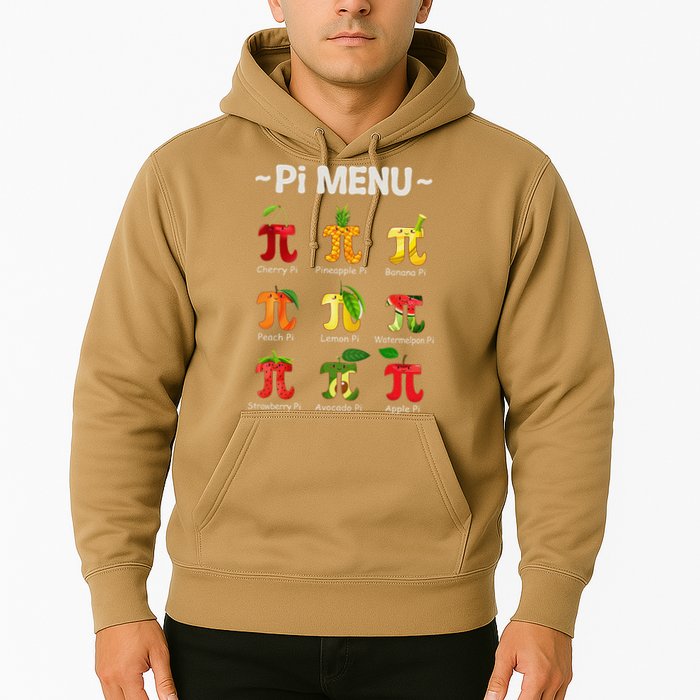 Pie Menu Math Teacher PI Symbol Funny Pi Day Pi 3 Hoodie