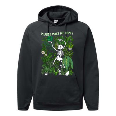 Plants Make Me Happy Performance Fleece Hoodie