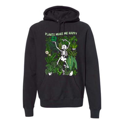 Plants Make Me Happy Premium Hoodie