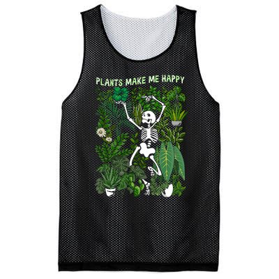 Plants Make Me Happy Mesh Reversible Basketball Jersey Tank