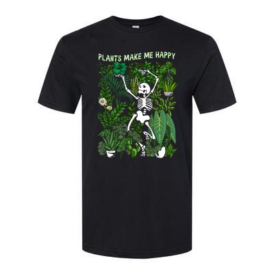 Plants Make Me Happy Softstyle CVC T-Shirt