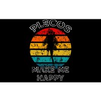 Plecos Make Me Happy Plecostomus Sucker Fish Bumper Sticker