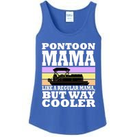 Pontoon Mama Mom Boat Captain Funny Boating Gift Ladies Essential Tank