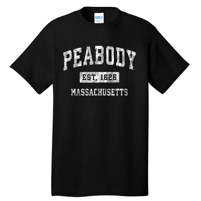 Peabody Massachusetts Ma Vintage Established Sports Tall T-Shirt