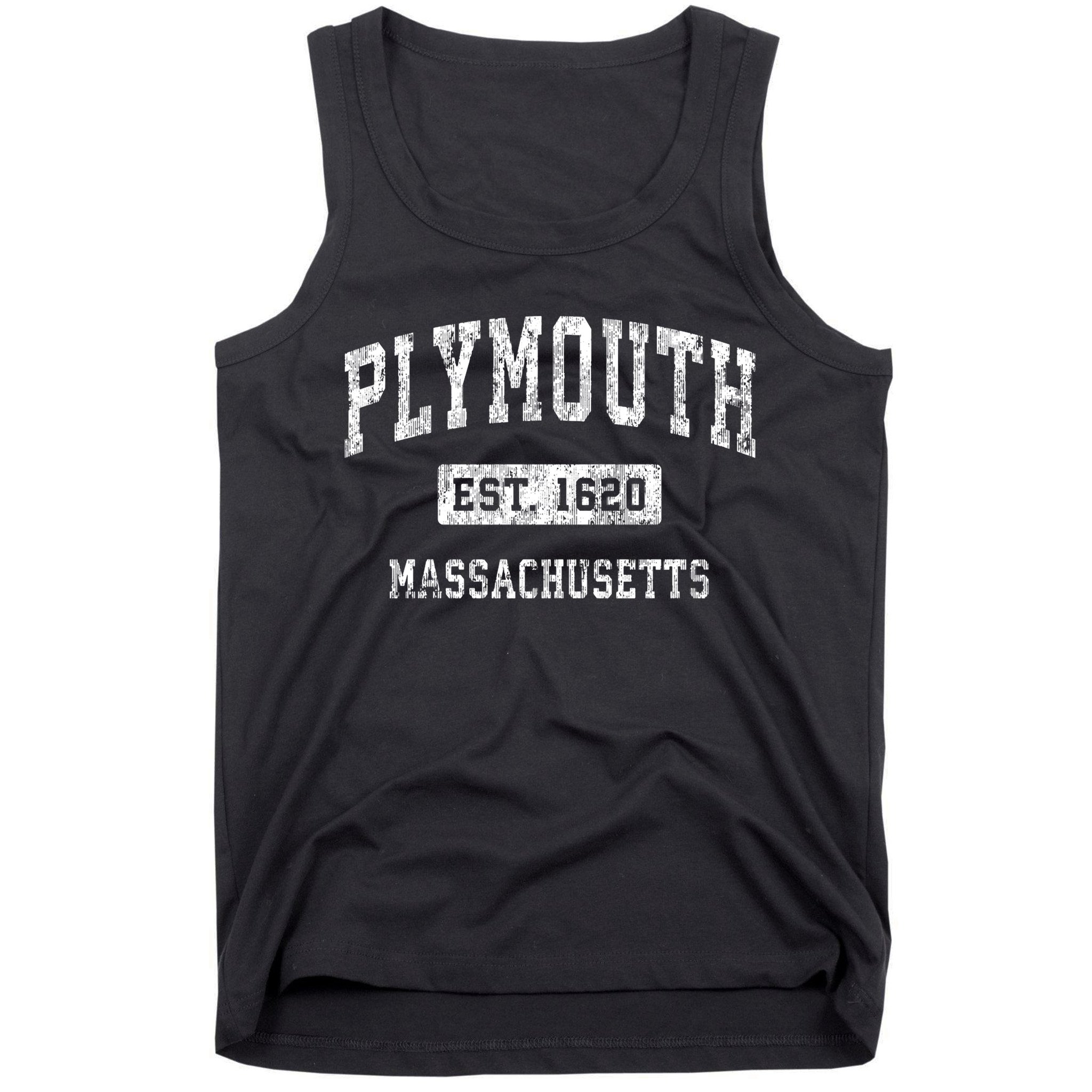 Plymouth Massachusetts Ma Vintage Established Sports Tank Top