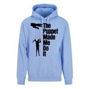 Puppet Made Me Do It Meaningful Gift Puppeteering Ventriloquist Puppeteer Cool G Unisex Surf Hoodie