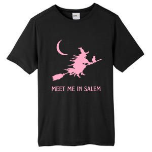 Pink Meet Me In Salem Witchcraft Massachusetts Witch Witchy Gift Tall Fusion ChromaSoft Performance T-Shirt