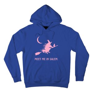 Pink Meet Me In Salem Witchcraft Massachusetts Witch Witchy Gift Hoodie