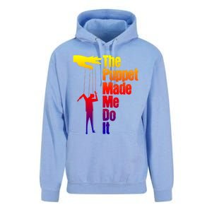 Puppet Made Me Do It Gift Puppeteering Ventriloquist Puppeteer Gift Unisex Surf Hoodie