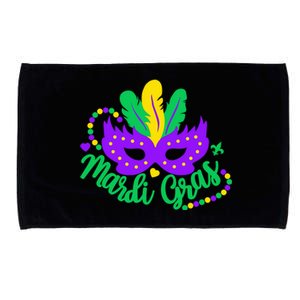 Princess Masquerade Mask Mardi Gras Cute Gift Microfiber Hand Towel