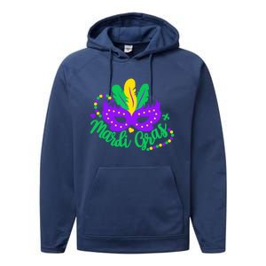 Princess Masquerade Mask Mardi Gras Cute Gift Performance Fleece Hoodie