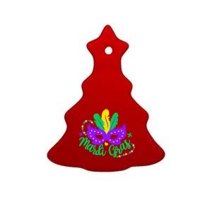 Princess Masquerade Mask Mardi Gras Cute Gift Ceramic Tree Ornament